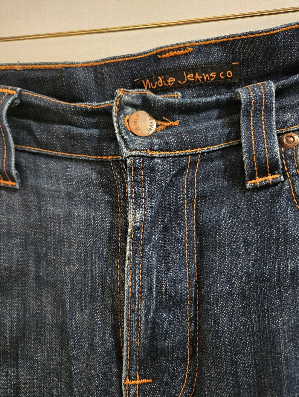 nudie jeans | thin finn | organic dry | Blue Denim Jeans | early 2000s - Picture 3 of 12